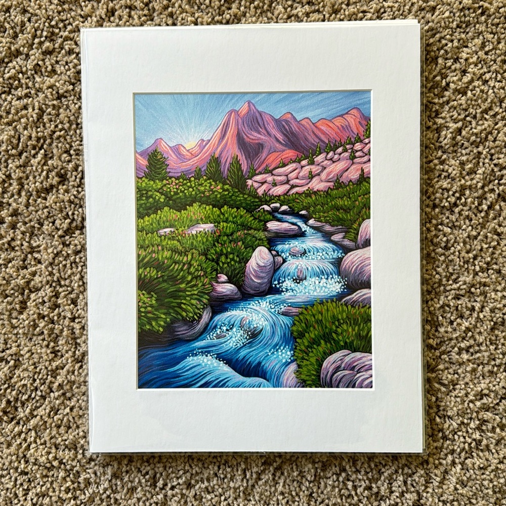 Stephanie Moon print - “FLUID”